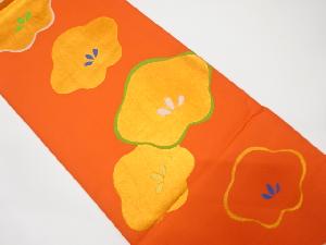 花模様織り出し全通本袋帯